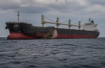 O navă comercială rusă a fost scufundată de drone ucrainene în Marea Neagră