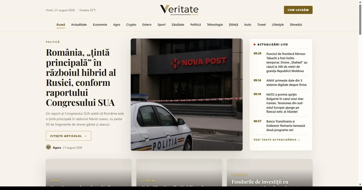 Un site românesc de știri folosește 12 jurnaliști AI și promite separarea faptelor de opinii