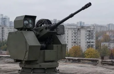 Ucraina anunță prima interceptare cu o turelă automată a unei drone rusești cu reacție